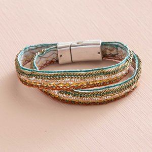 Emerald Wrap Bracelet